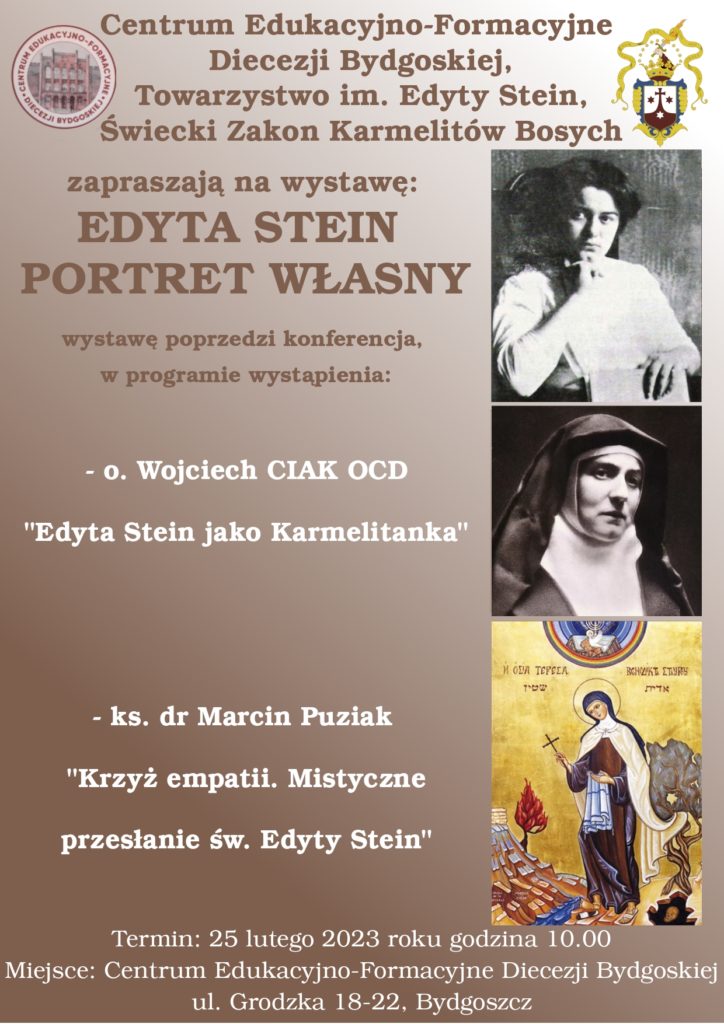 Edyta Stein. Portret własny. Plakat - CEF Bydgoszcz