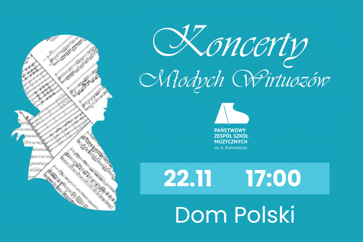Kolejny Koncert Młodych Wirtuozów już 22.11 w Domu Polskim