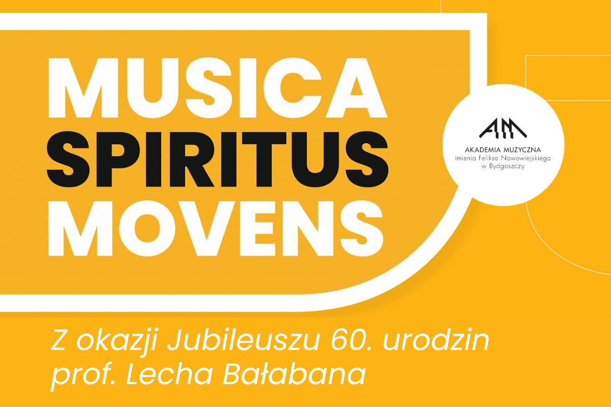 Koncert z cyklu “Musica Spiritus Movens” już 16 marca